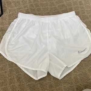 White Nike running shorts not see through at all